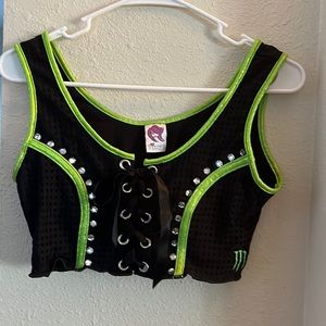 Vintage Monster Energy costume short set